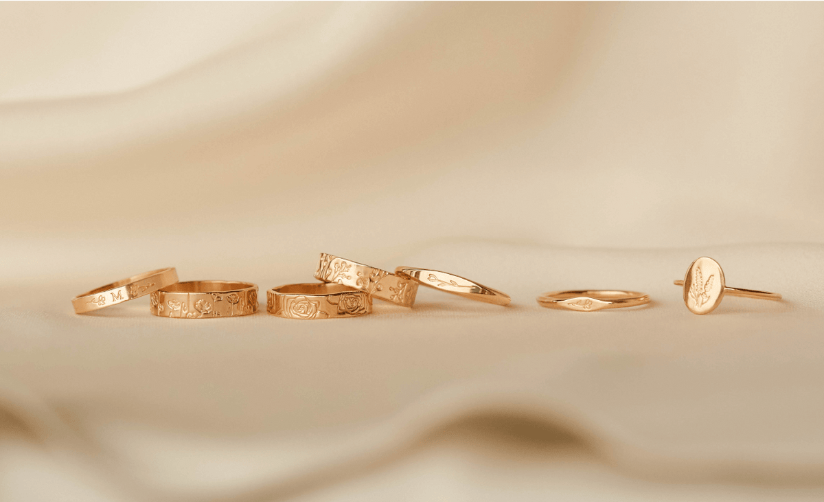 Dainty Rings: Durable, Stackable & Personalizable