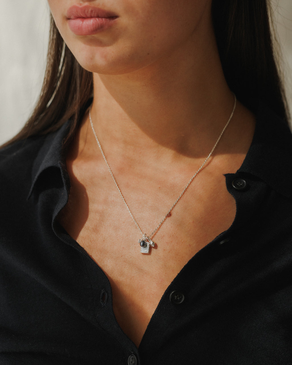 Baby Black Pearl Charm
