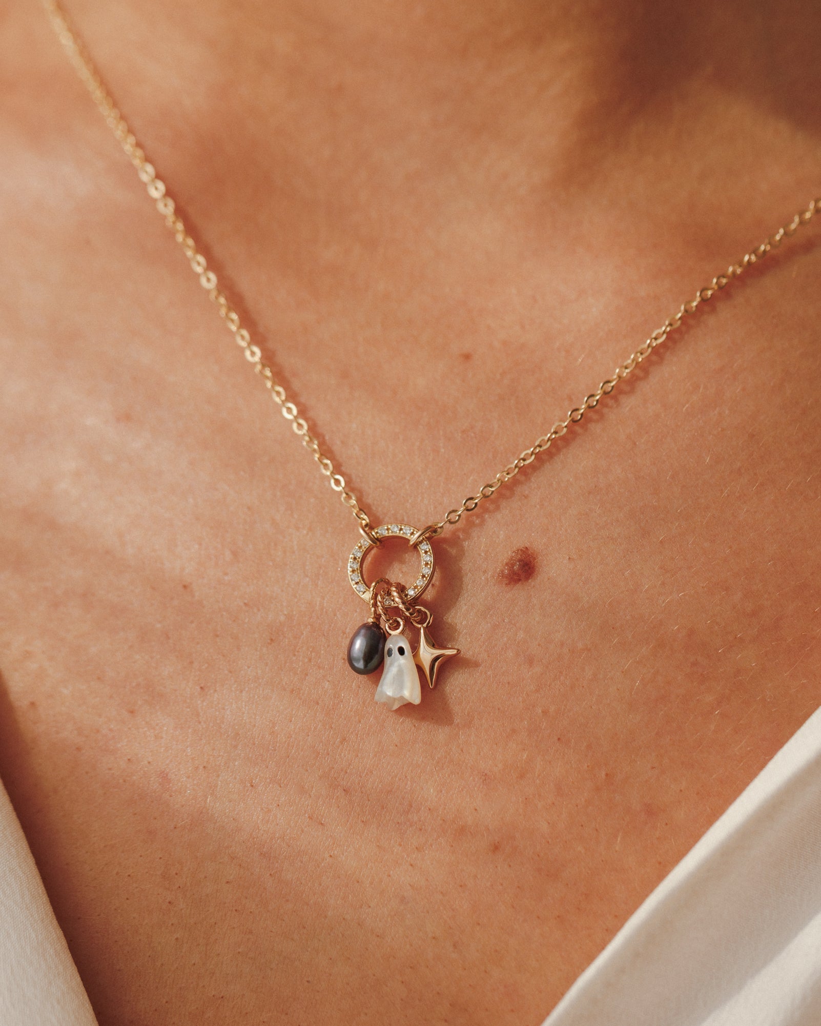 Baby Black Pearl Charm