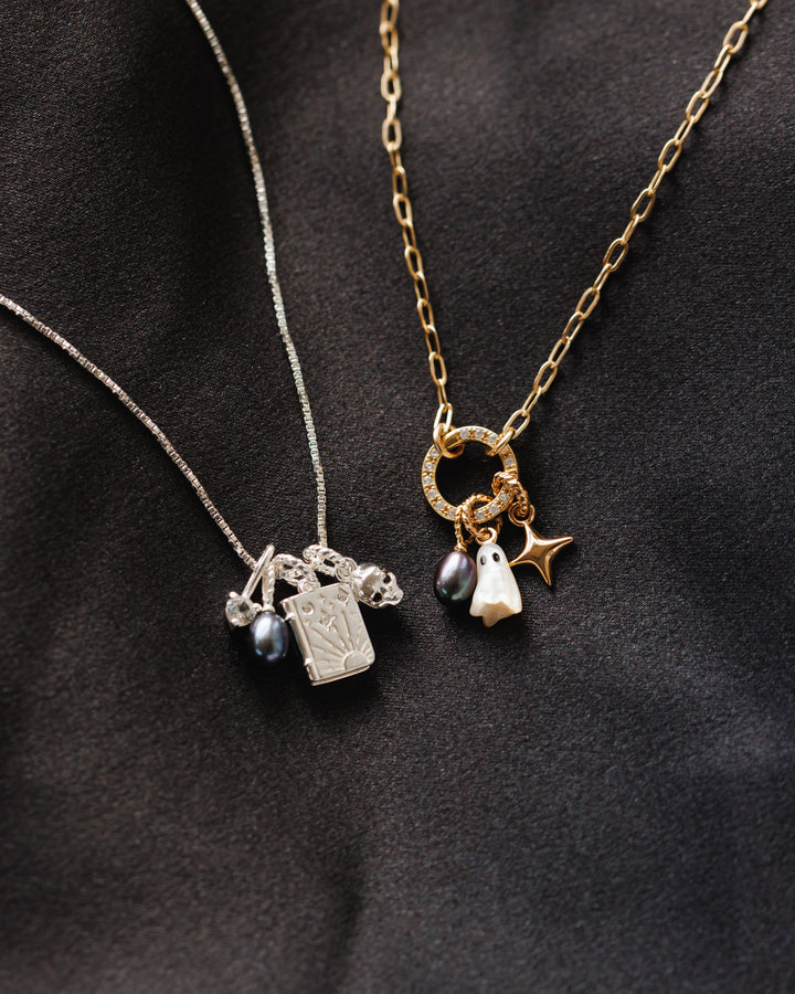 Pearly Ghost Charm