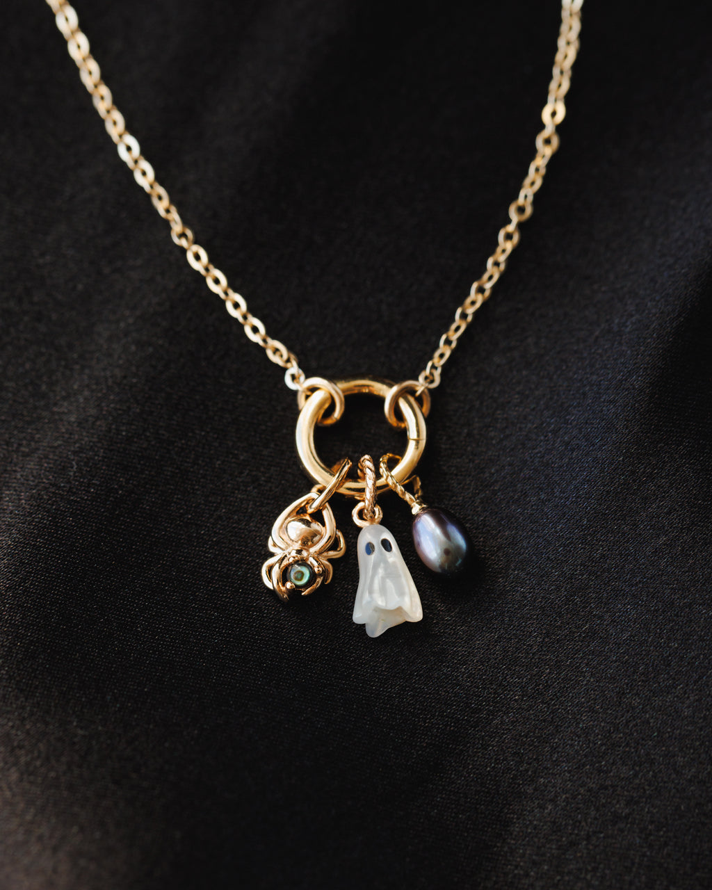 Pearly Ghost Charm