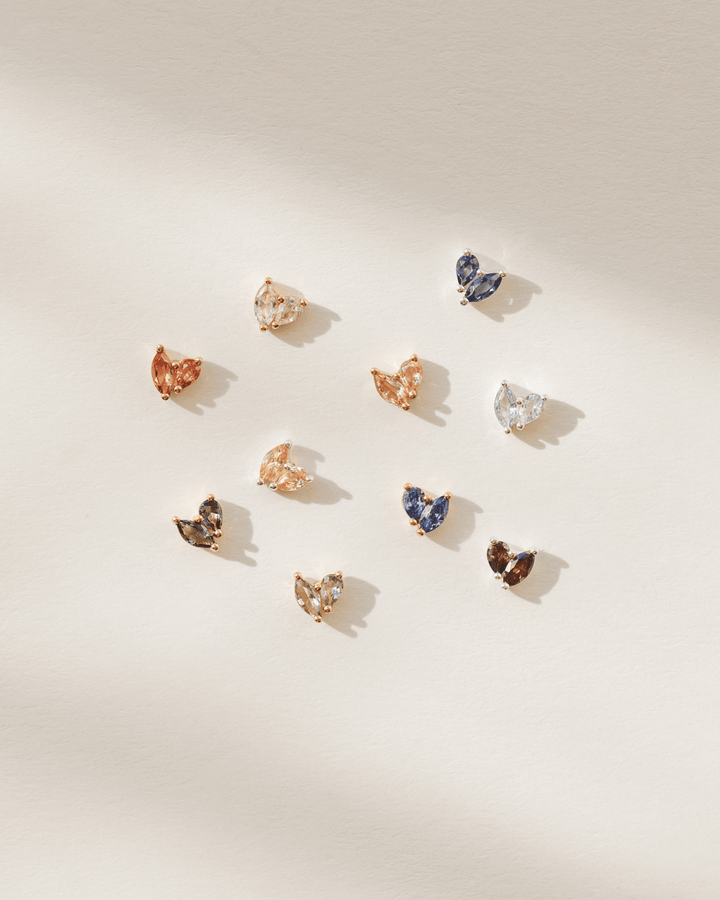 Aura Birthstone Earring Set