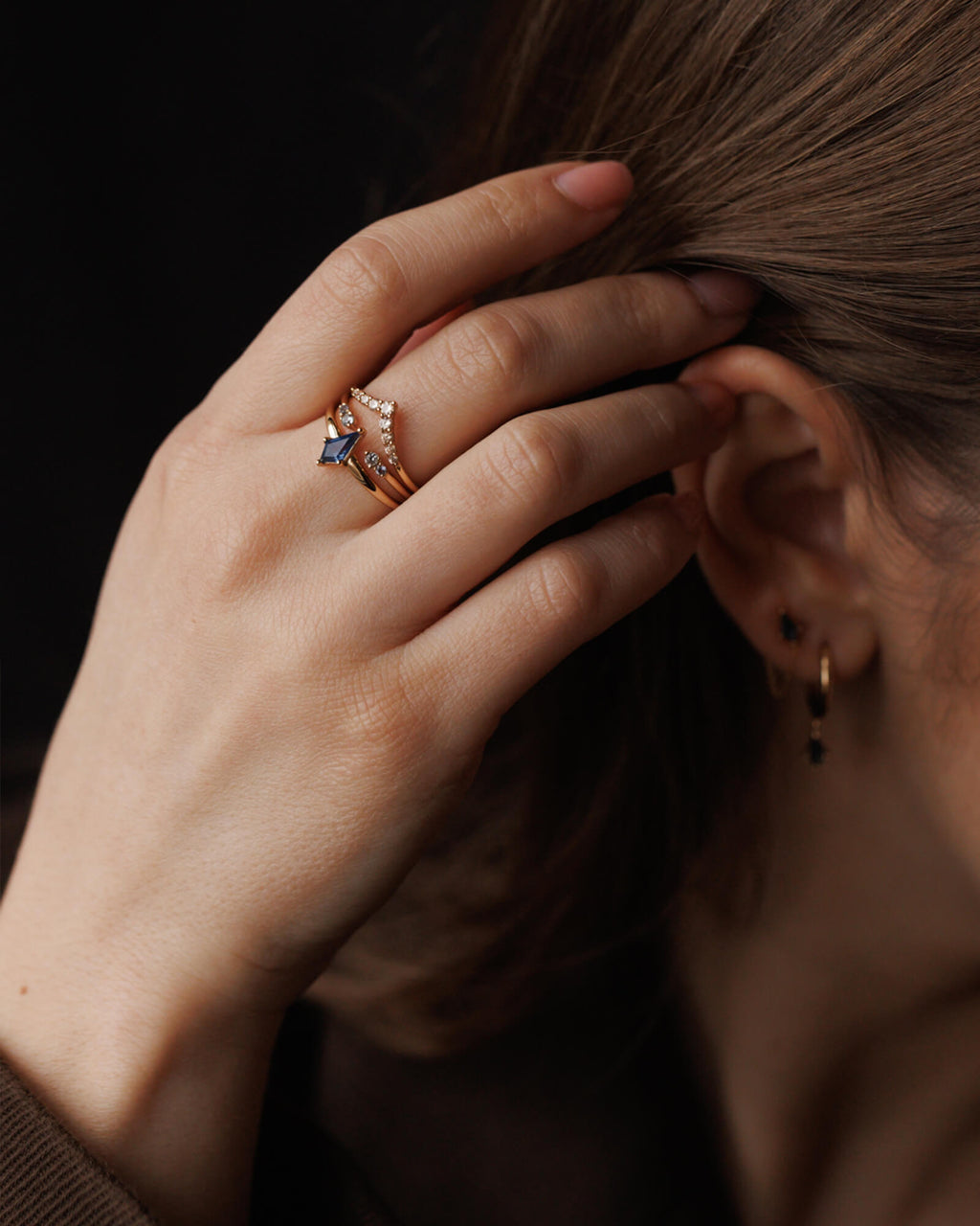 Moonlit Stacking Ring