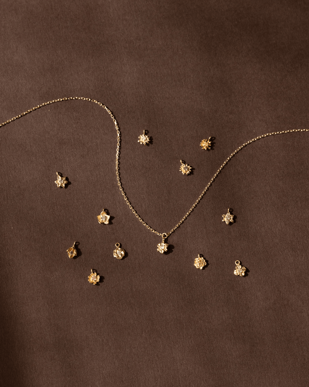 Birth Flower Solitaire Necklace