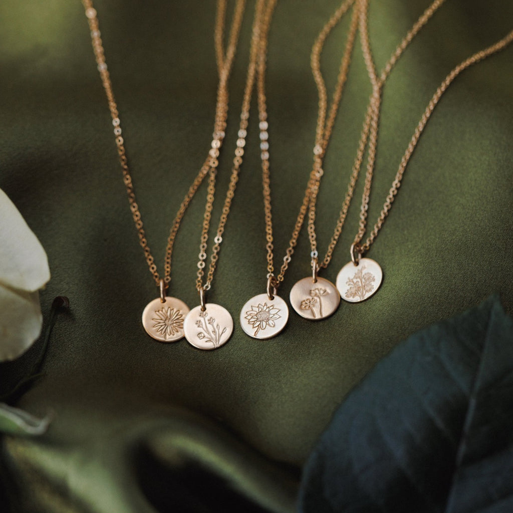 Bridesmaid Flora Necklace Set