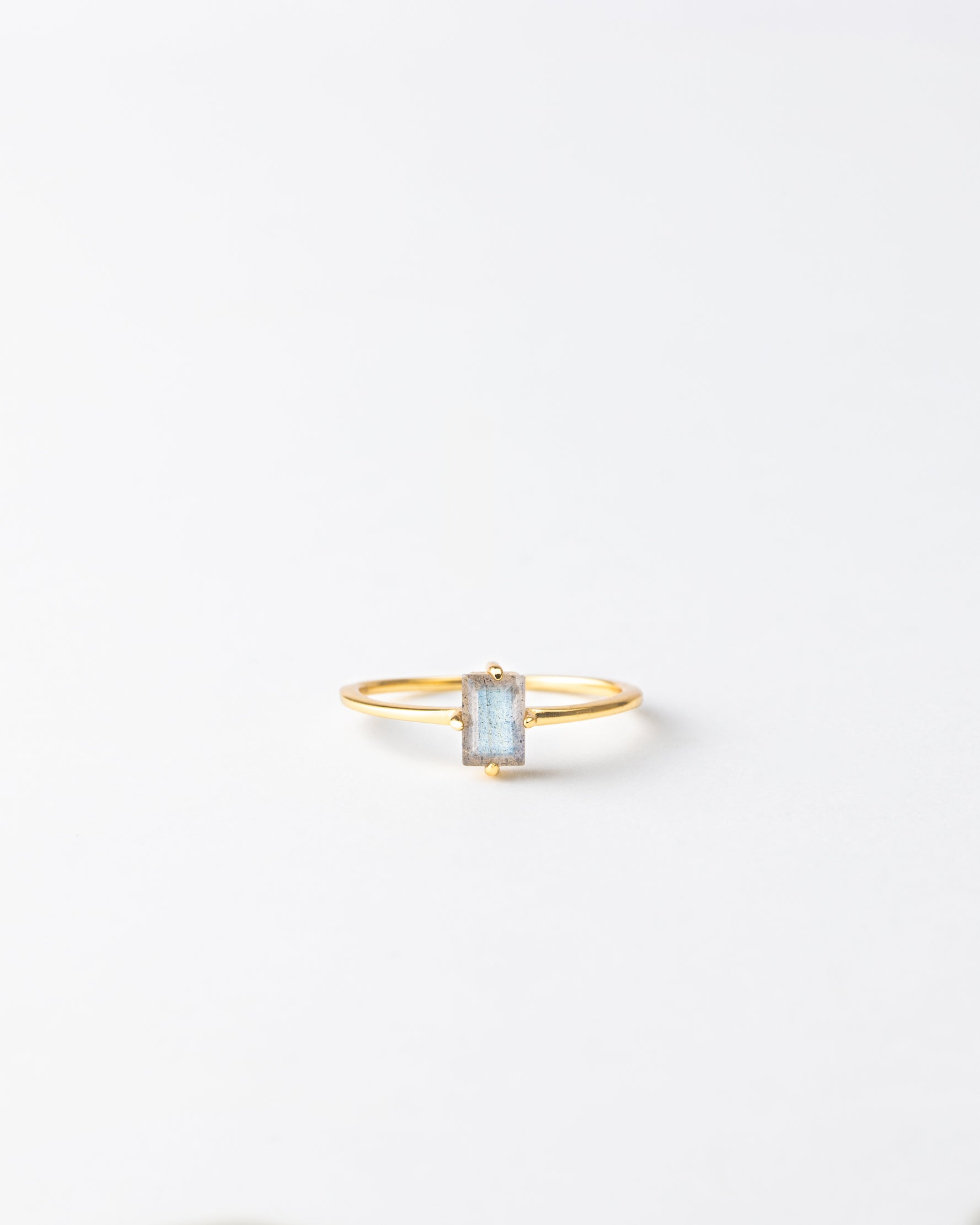 Labradorite Grand Baguette Ring