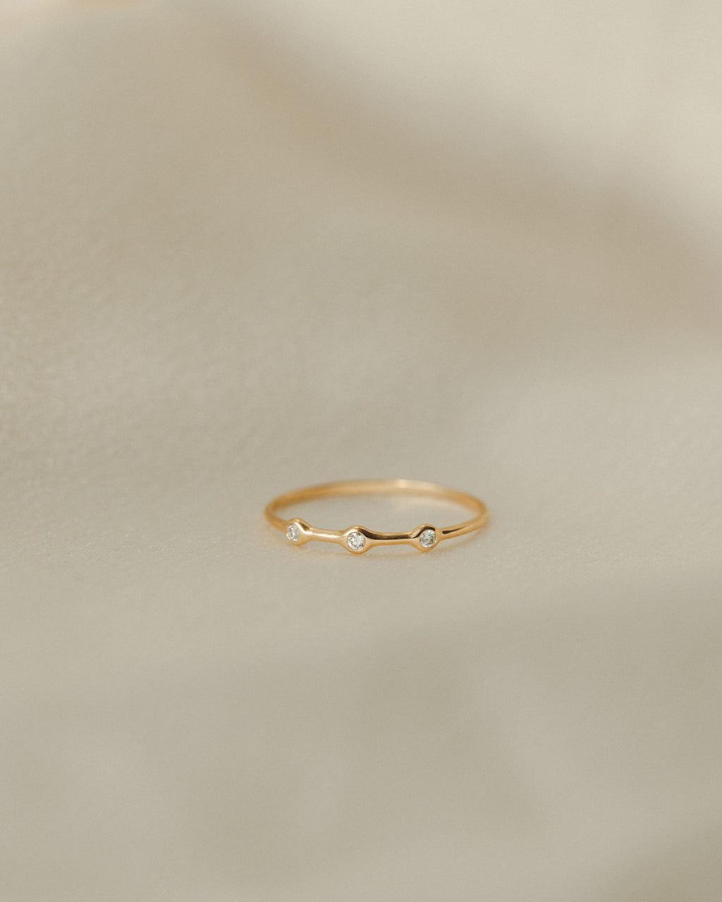 Gaia Diamond Trilogy Ring