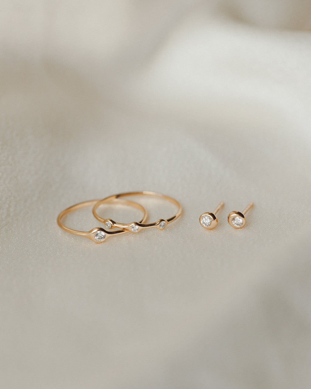 Gaia Diamond Trilogy Ring