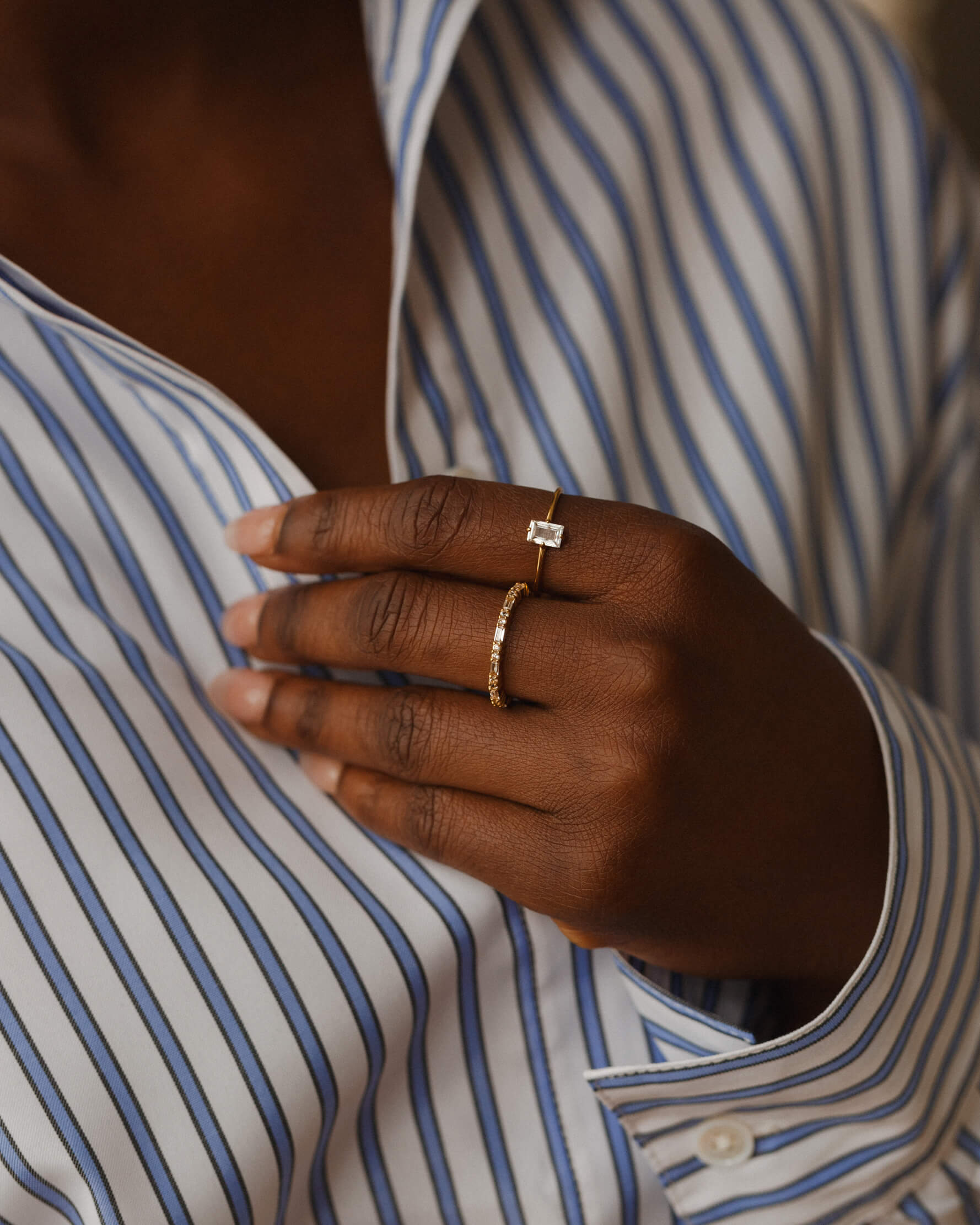 Grace White Sapphire Ring