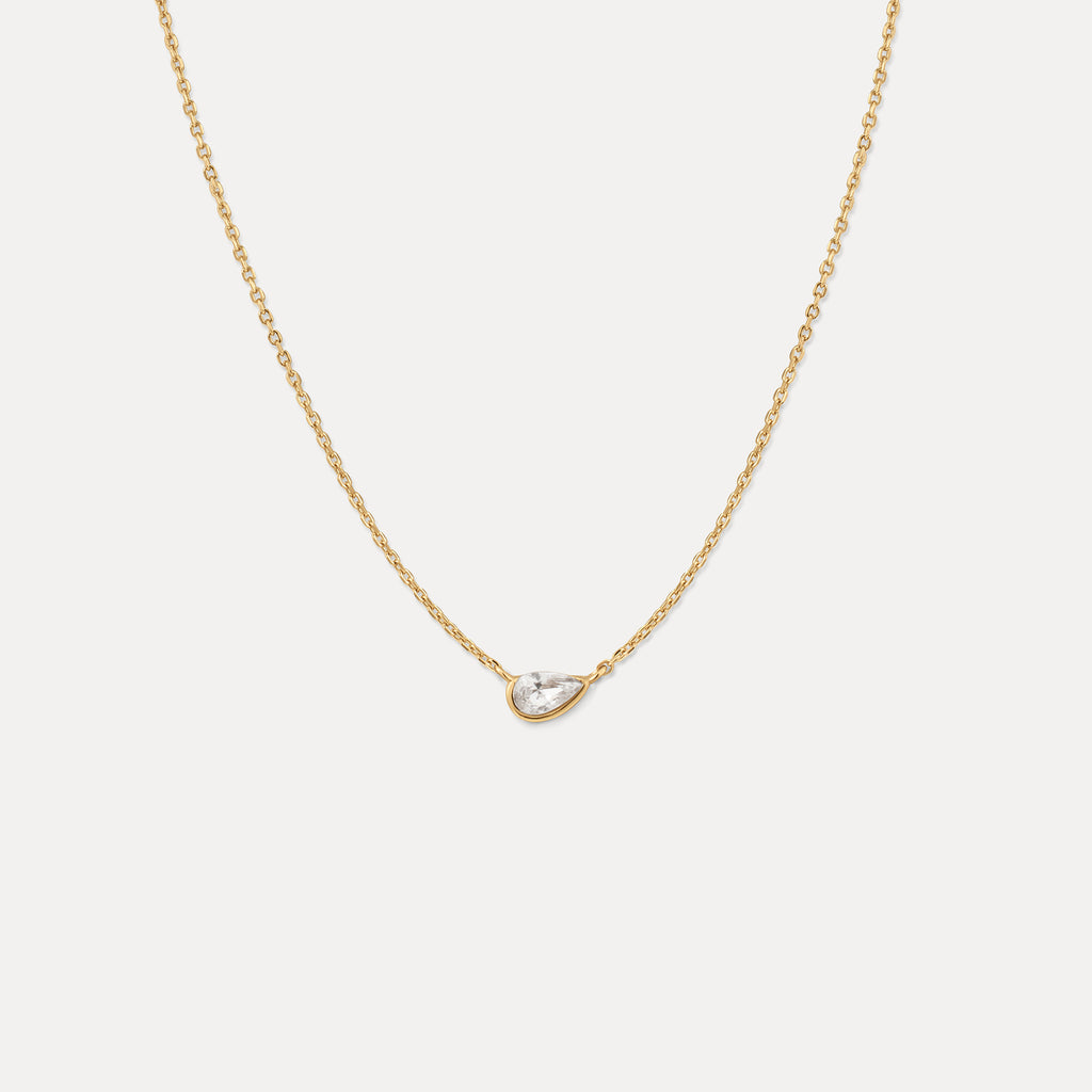 Solid Gold Zephyr Necklace