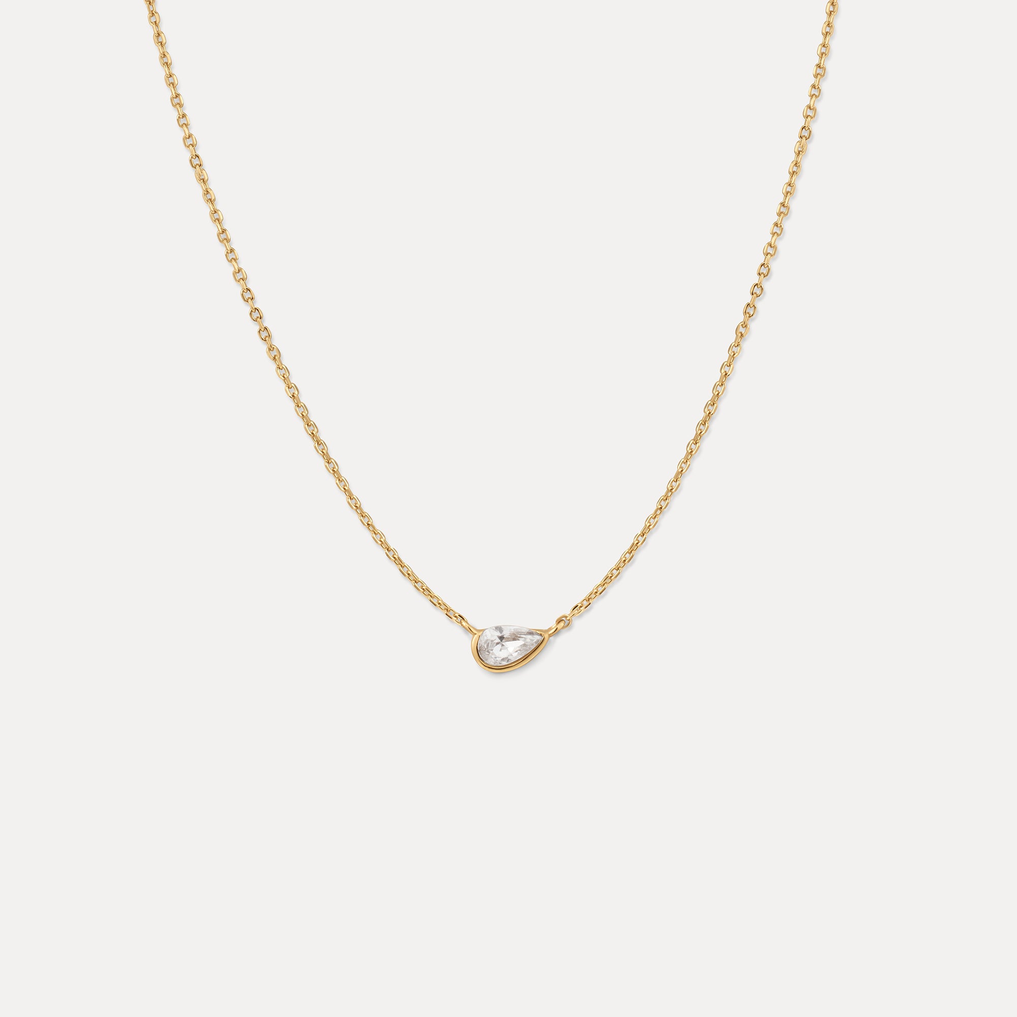 Solid Gold Zephyr Necklace