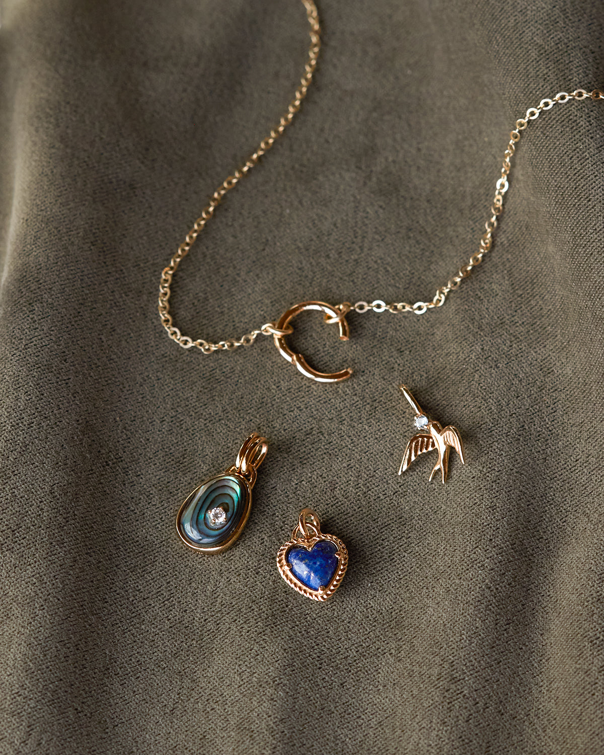 Silver Deliverer Charm Necklace