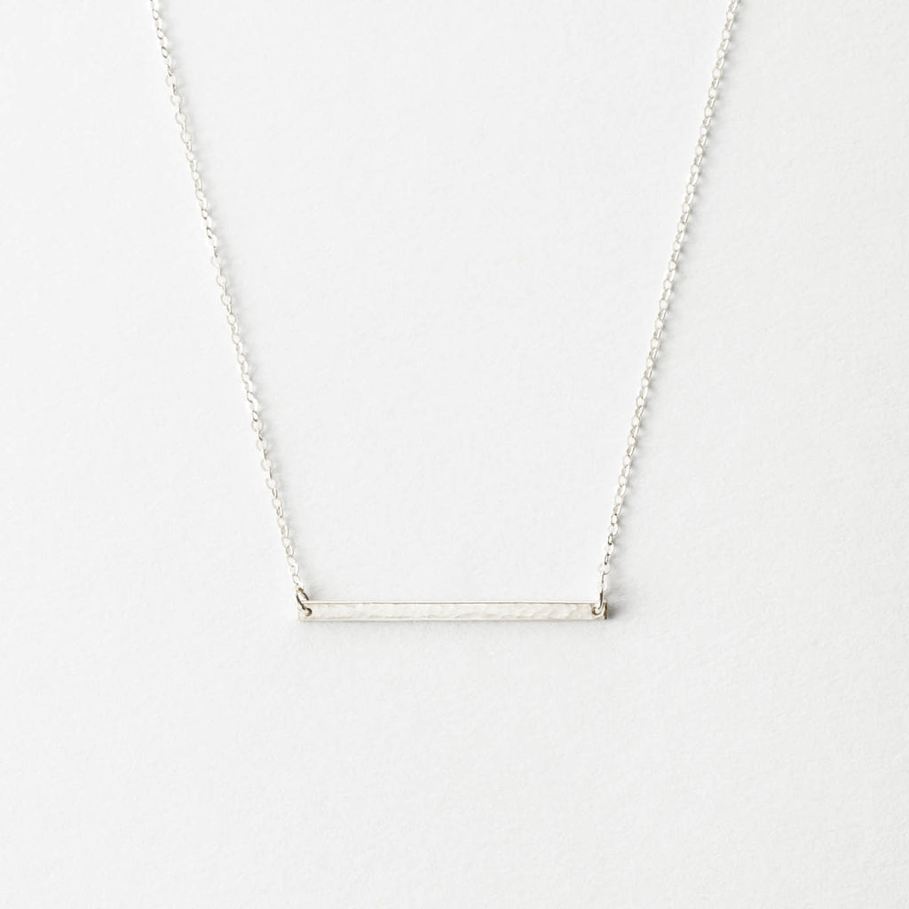 Material: Sterling Silver; Finish: Hammered