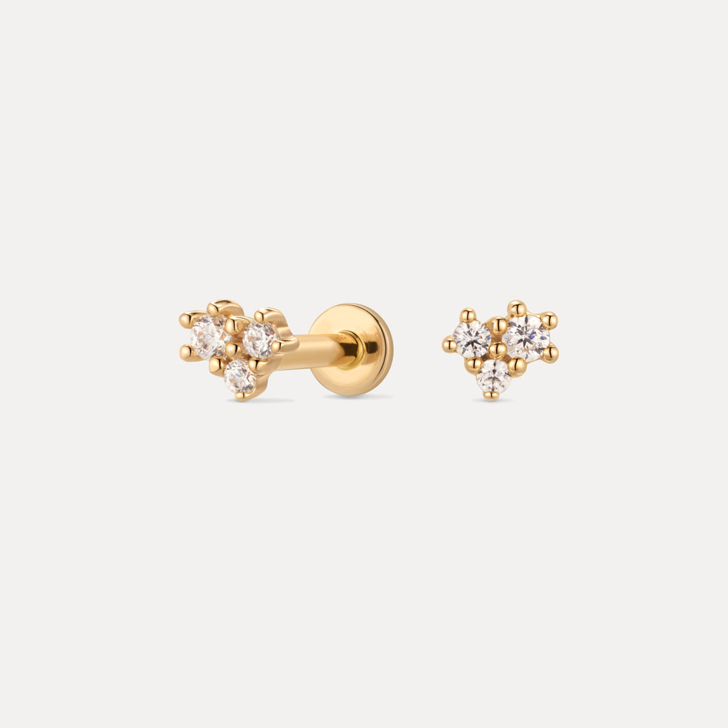 Star Cluster Diamond Flatback Studs