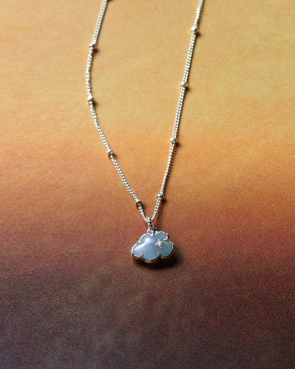 Aquamarine Cloud Charm