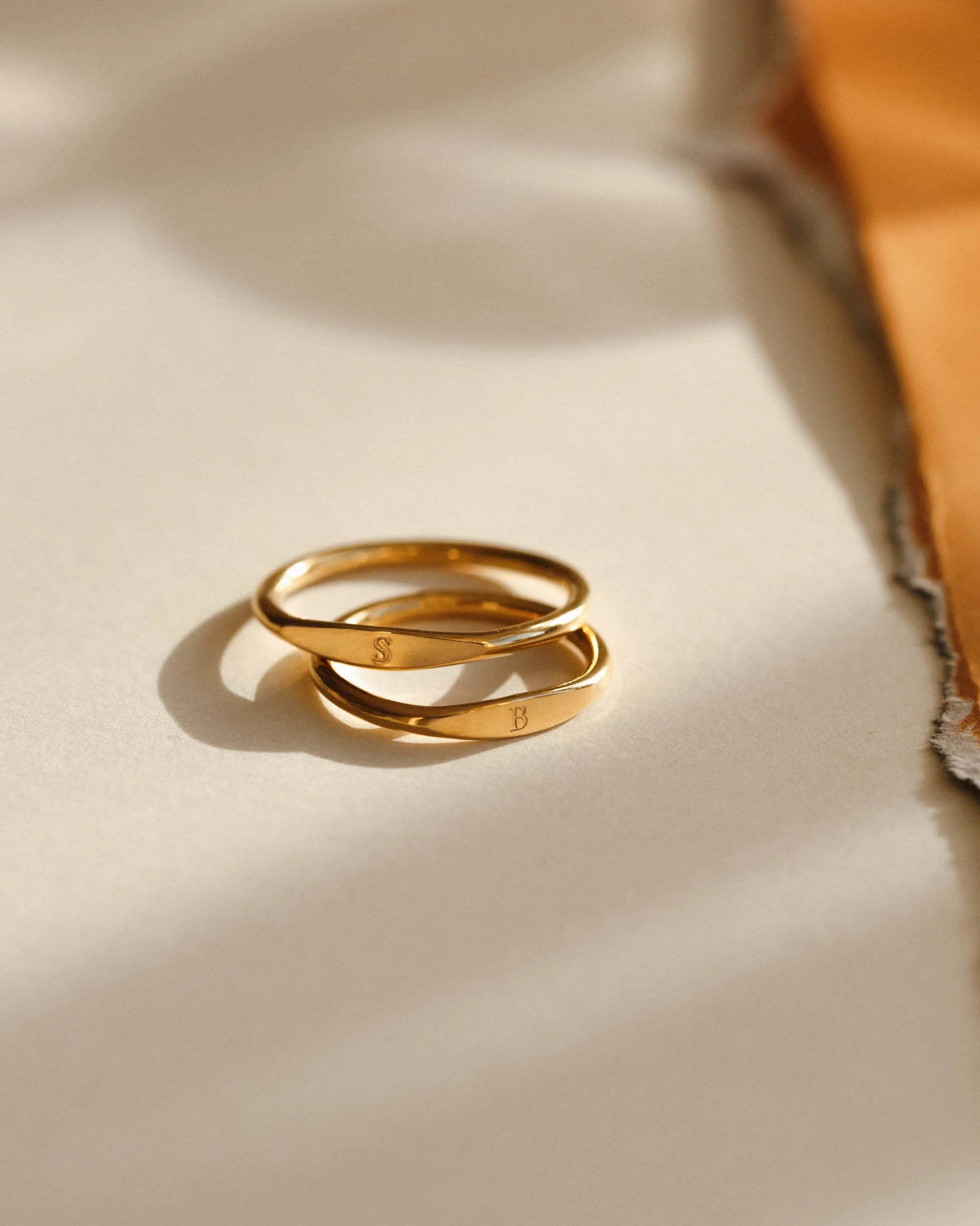 Slim Signet Pinky Ring