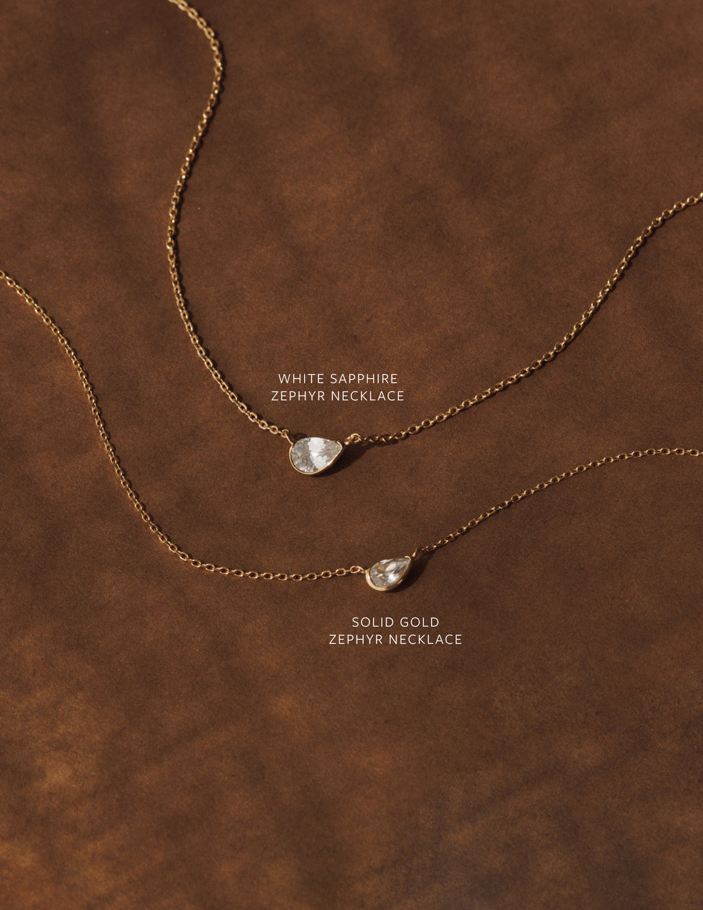 Solid Gold Zephyr Necklace