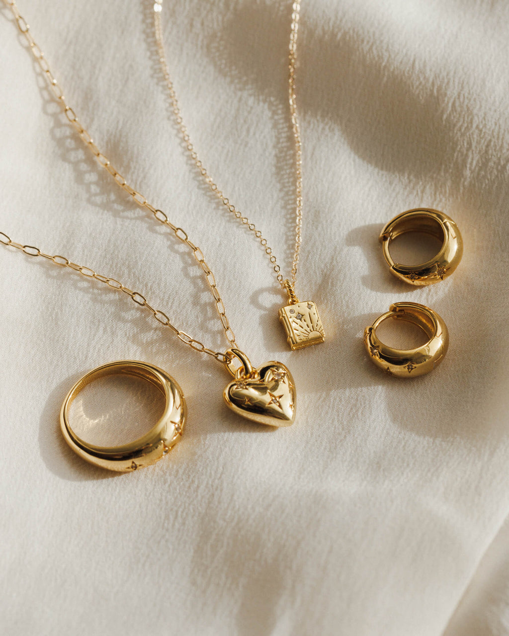 Chunky celestial jewelry