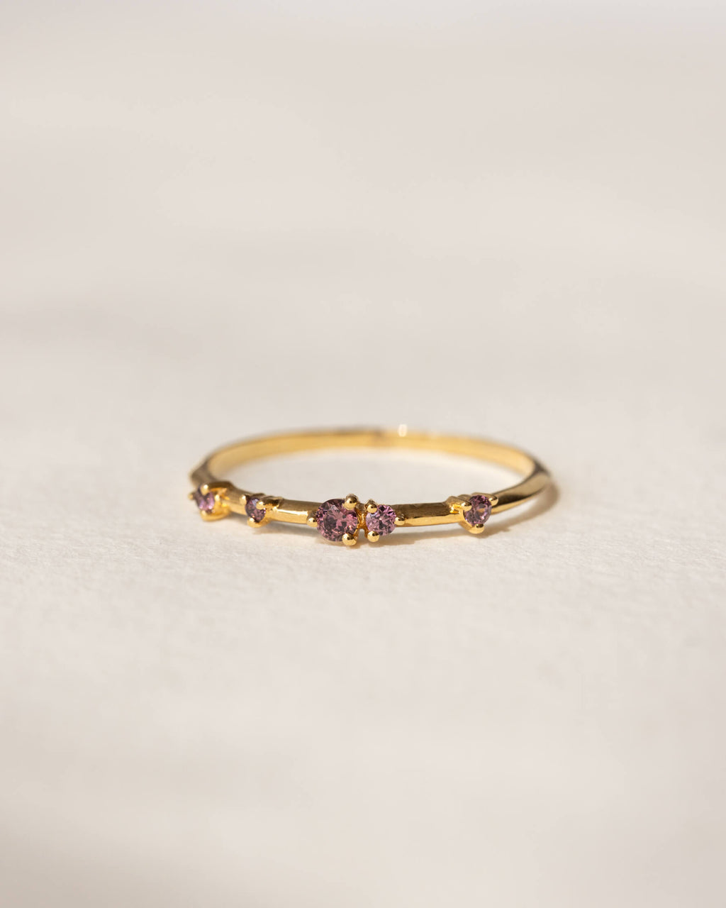 Aura Birthstone Confetti Ring