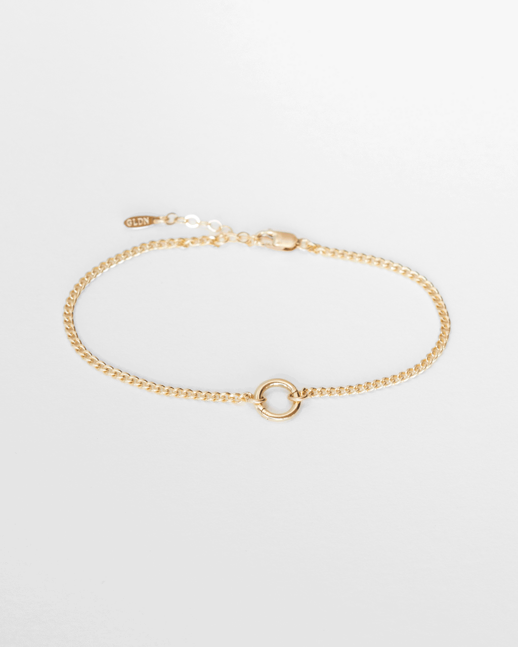Charm Holder Curb Bracelet