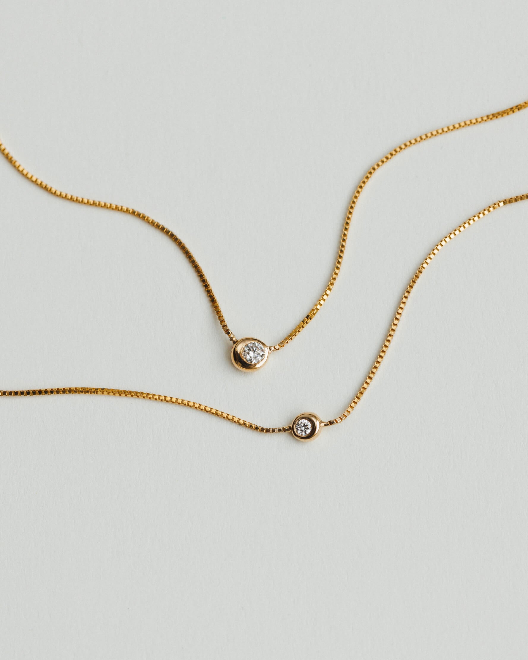 Gaia Diamond Solitaire Necklace