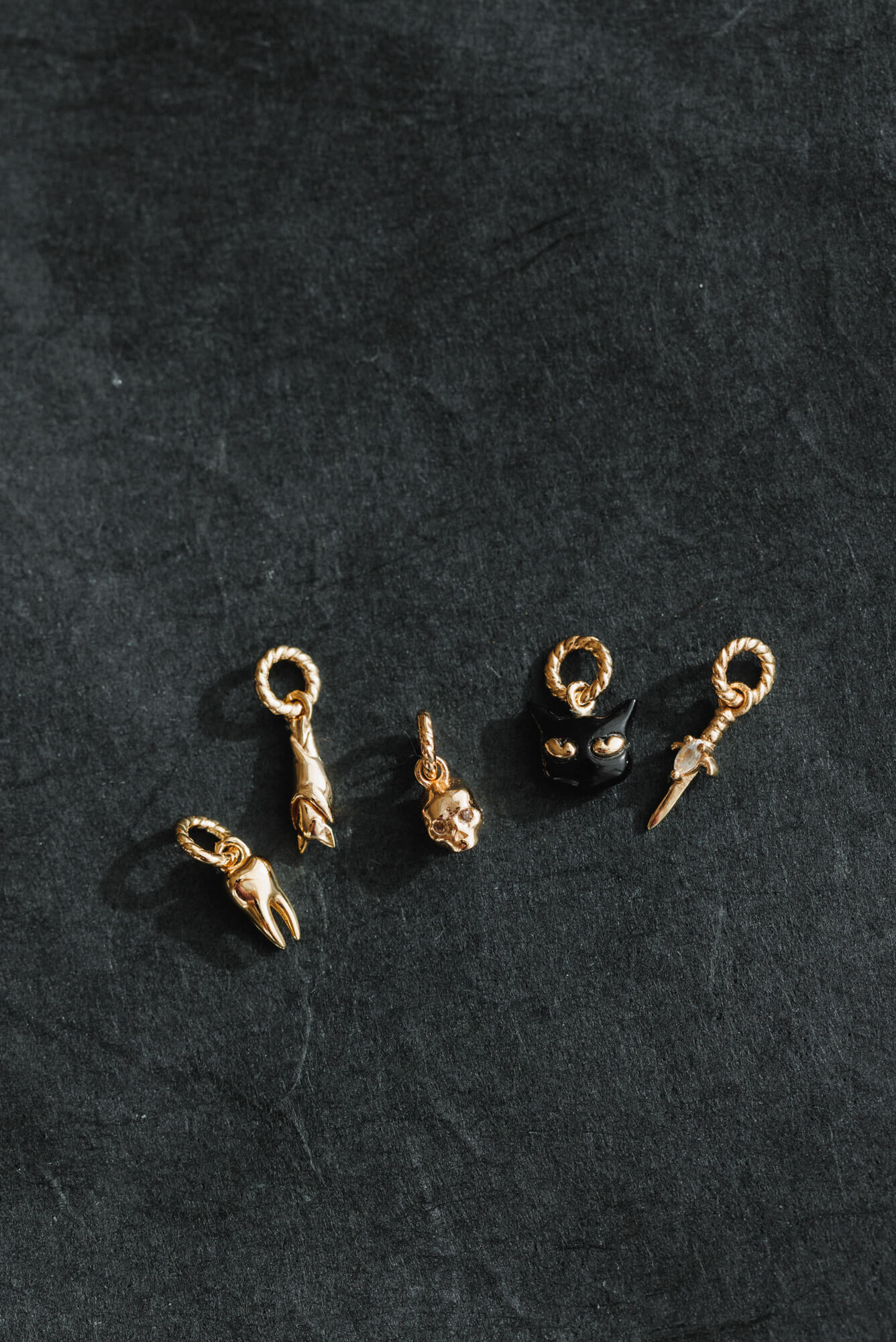 Bejeweled Skull Charm