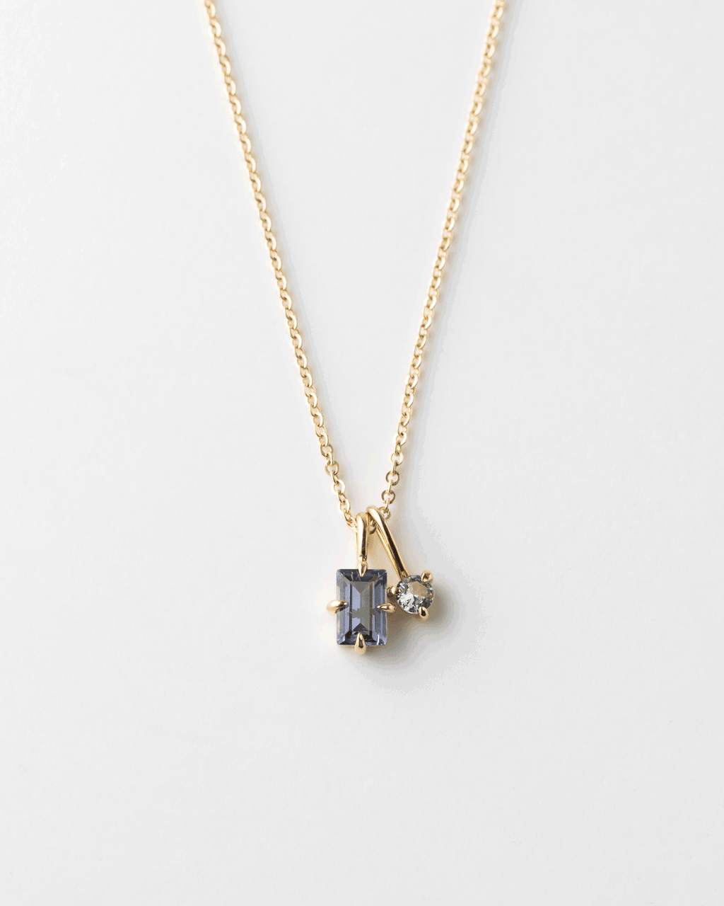 Gold Toi et Moi Necklace