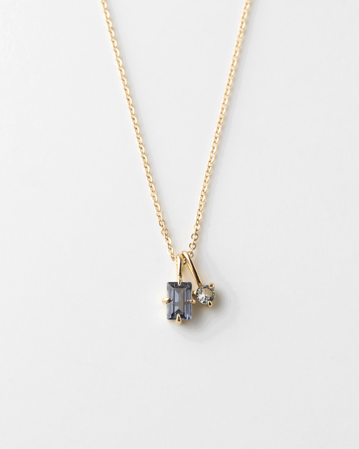 Gold Toi et Moi Necklace