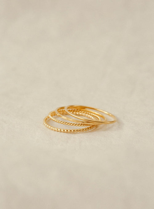 Gold Stacking Rings