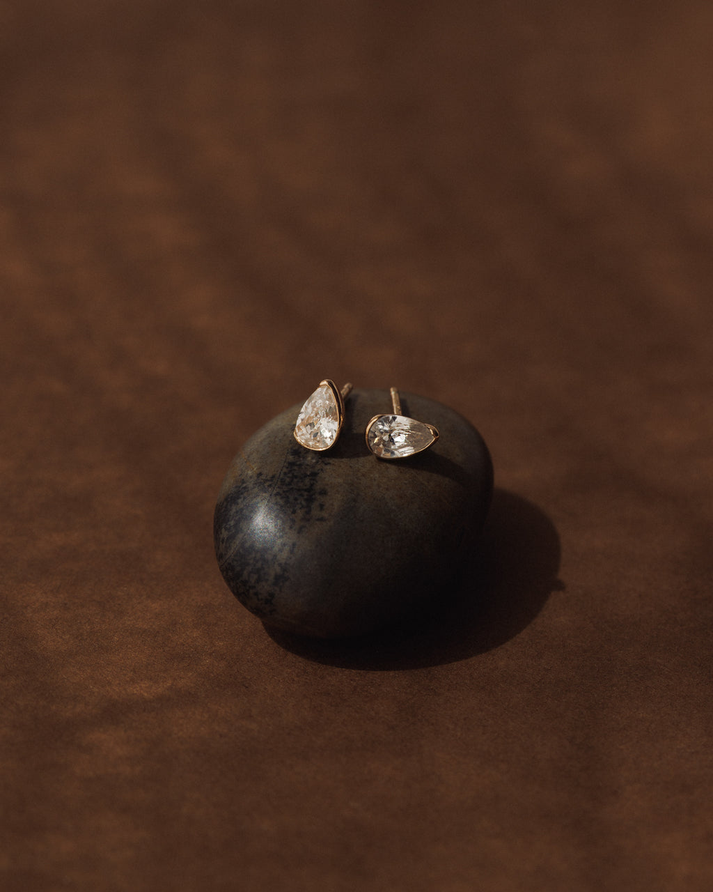 White Sapphire Zephyr Studs