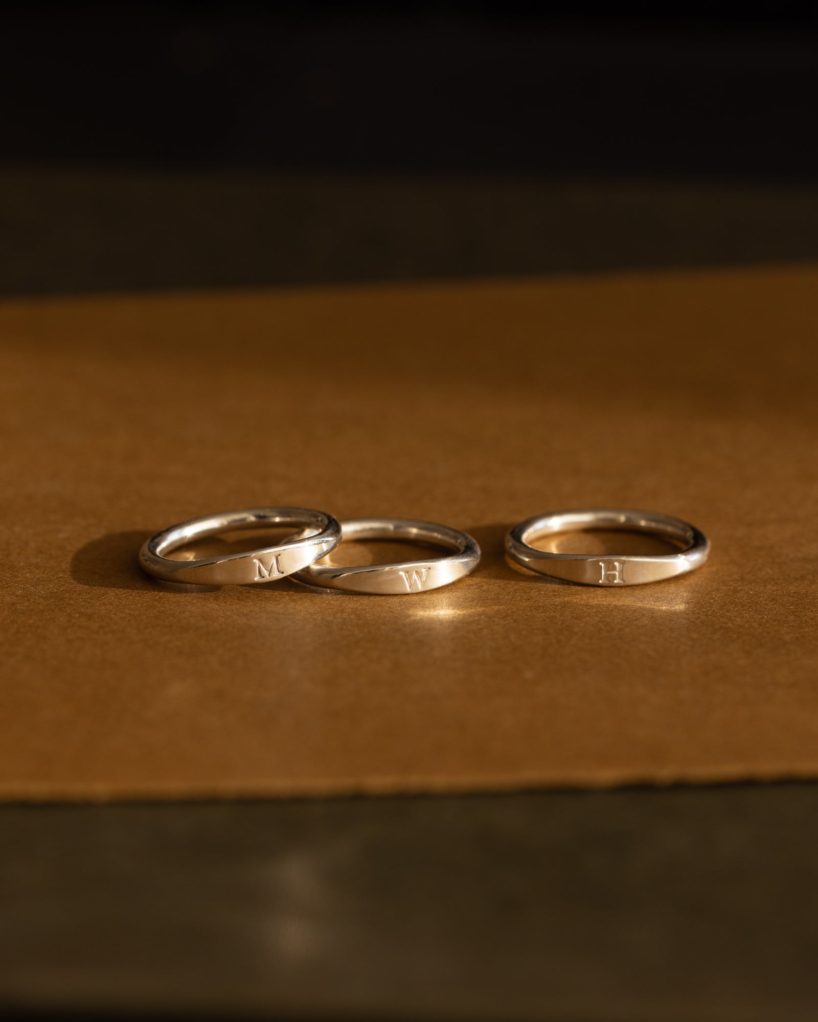 Slim Signet Pinky Ring