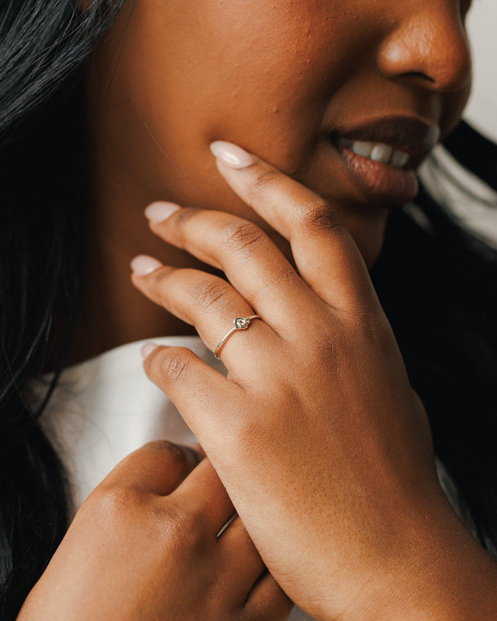 Eternal Knot Dainty Ring