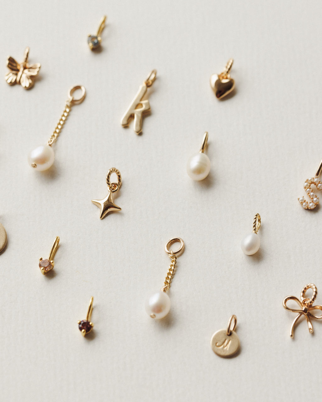 Suspended Pearl Charm