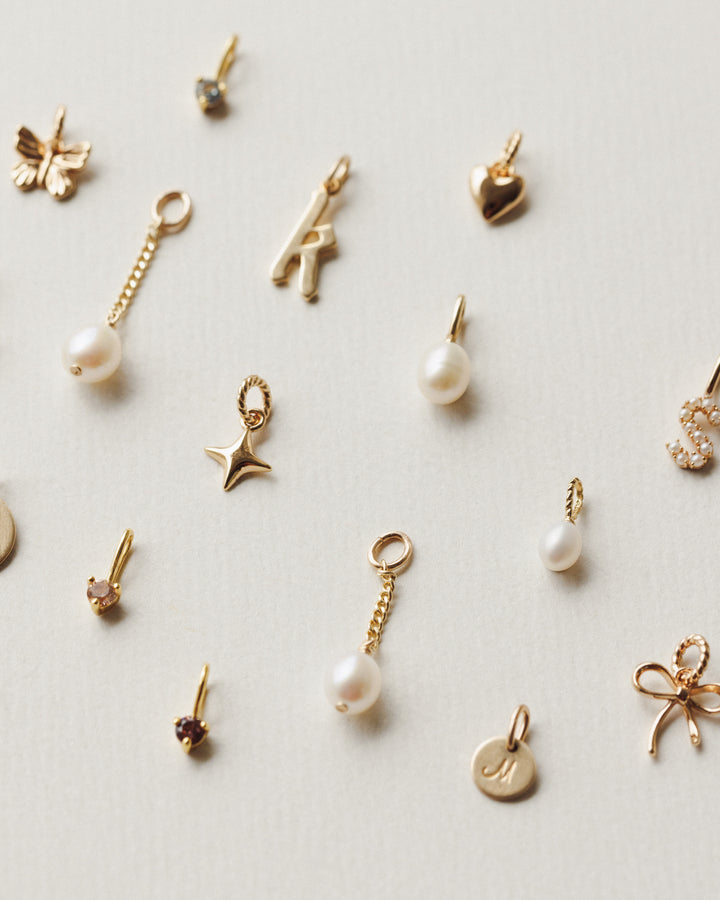 Suspended Pearl Charm