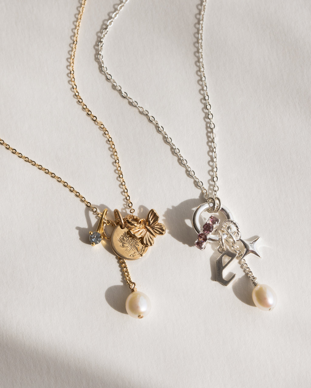 Suspended Pearl Charm
