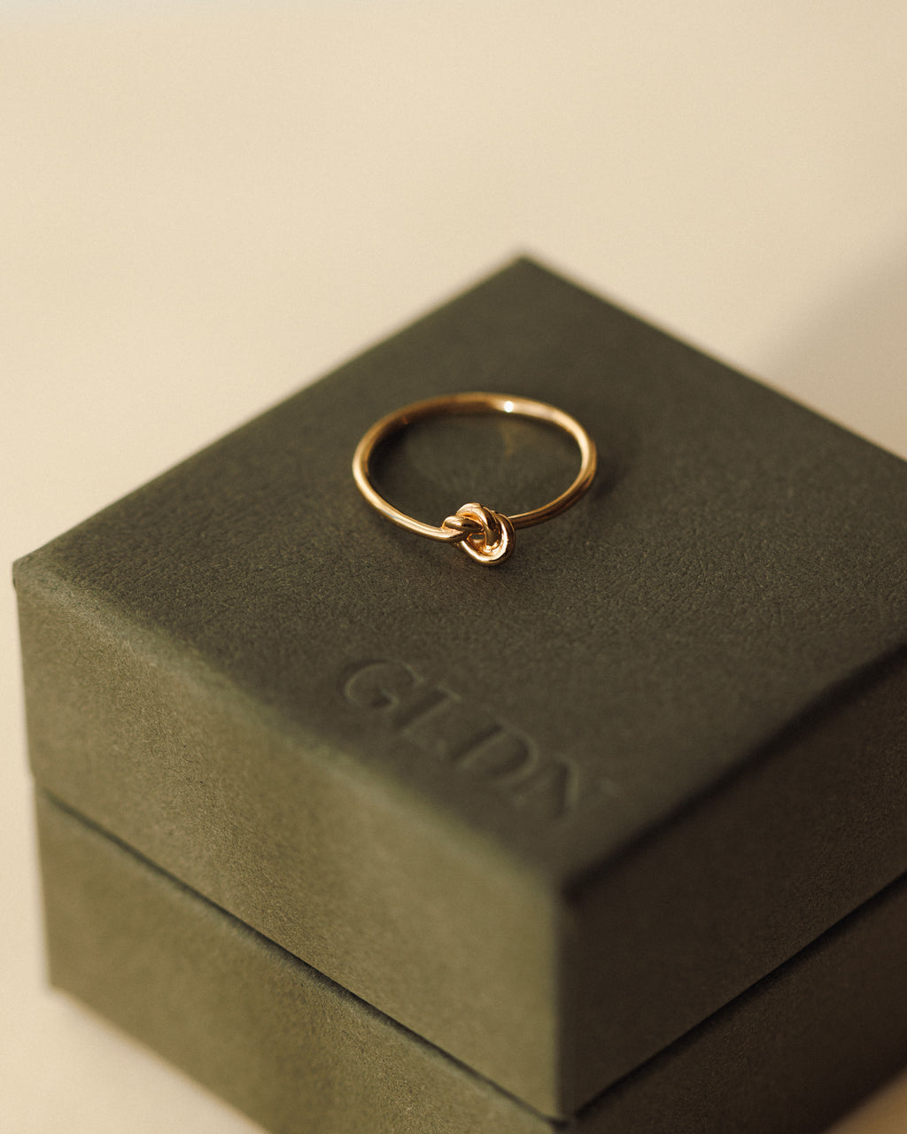 Eternal Knot Dainty Ring