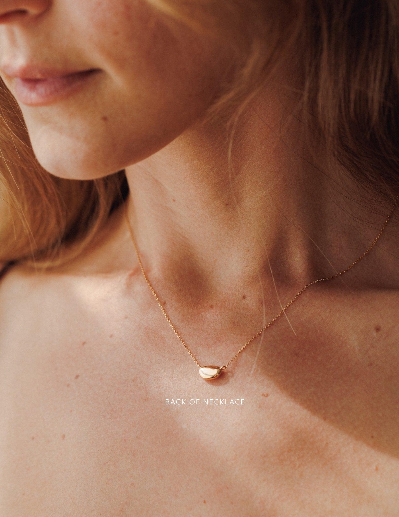 Solid Gold Lagoon Gem Necklace