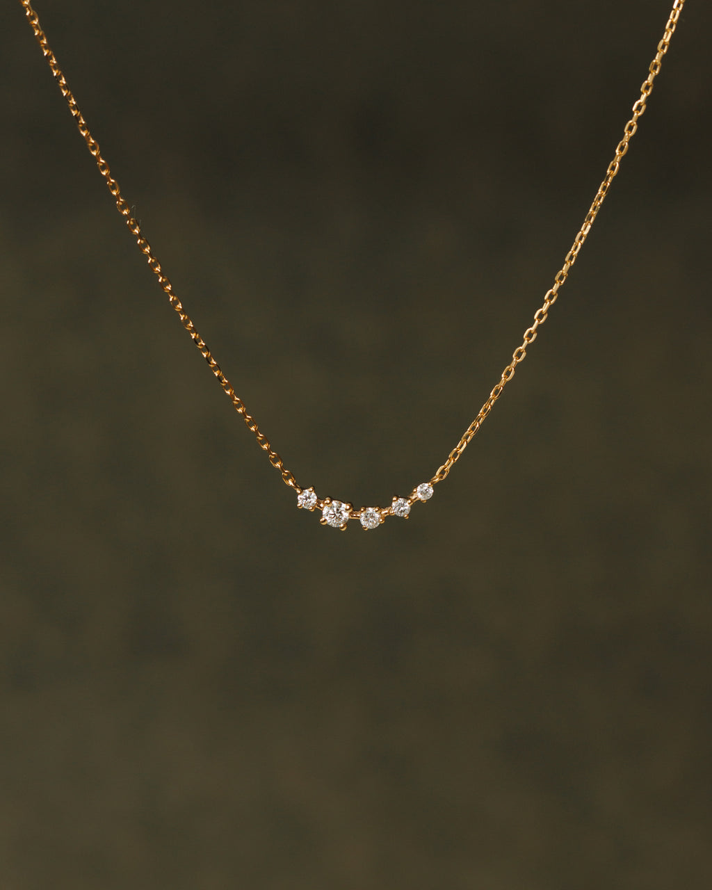 Solid Gold Starscape Necklace