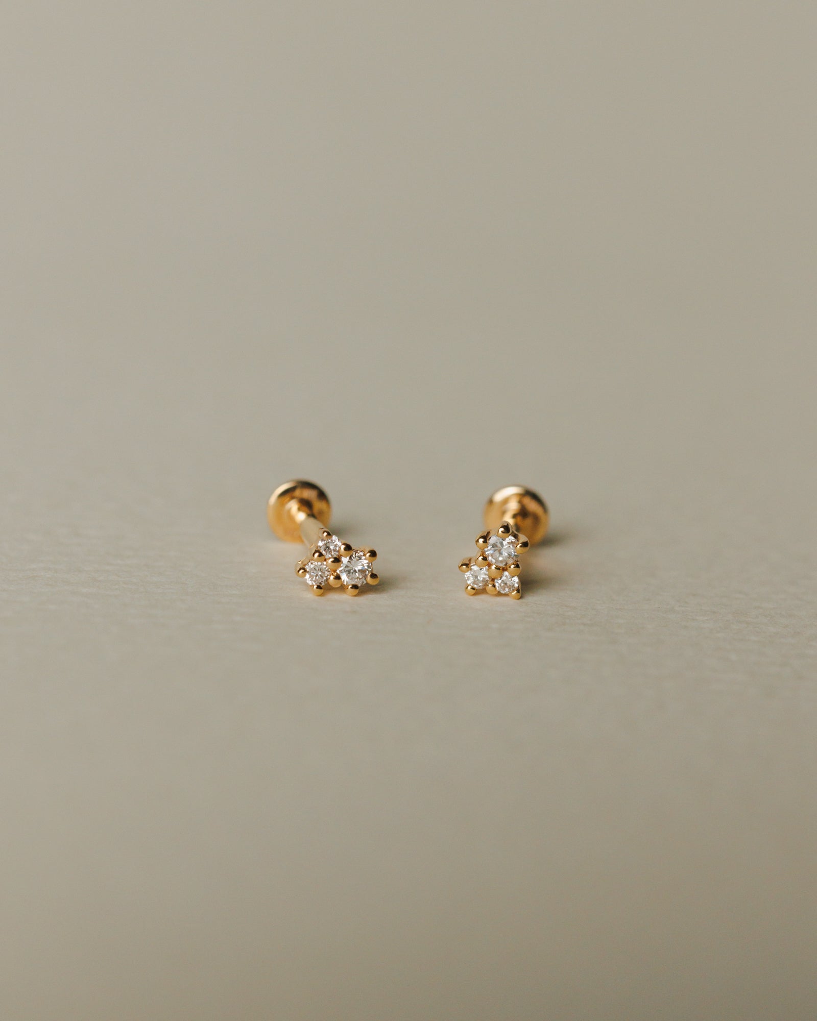 Star Cluster Diamond Flatback Studs