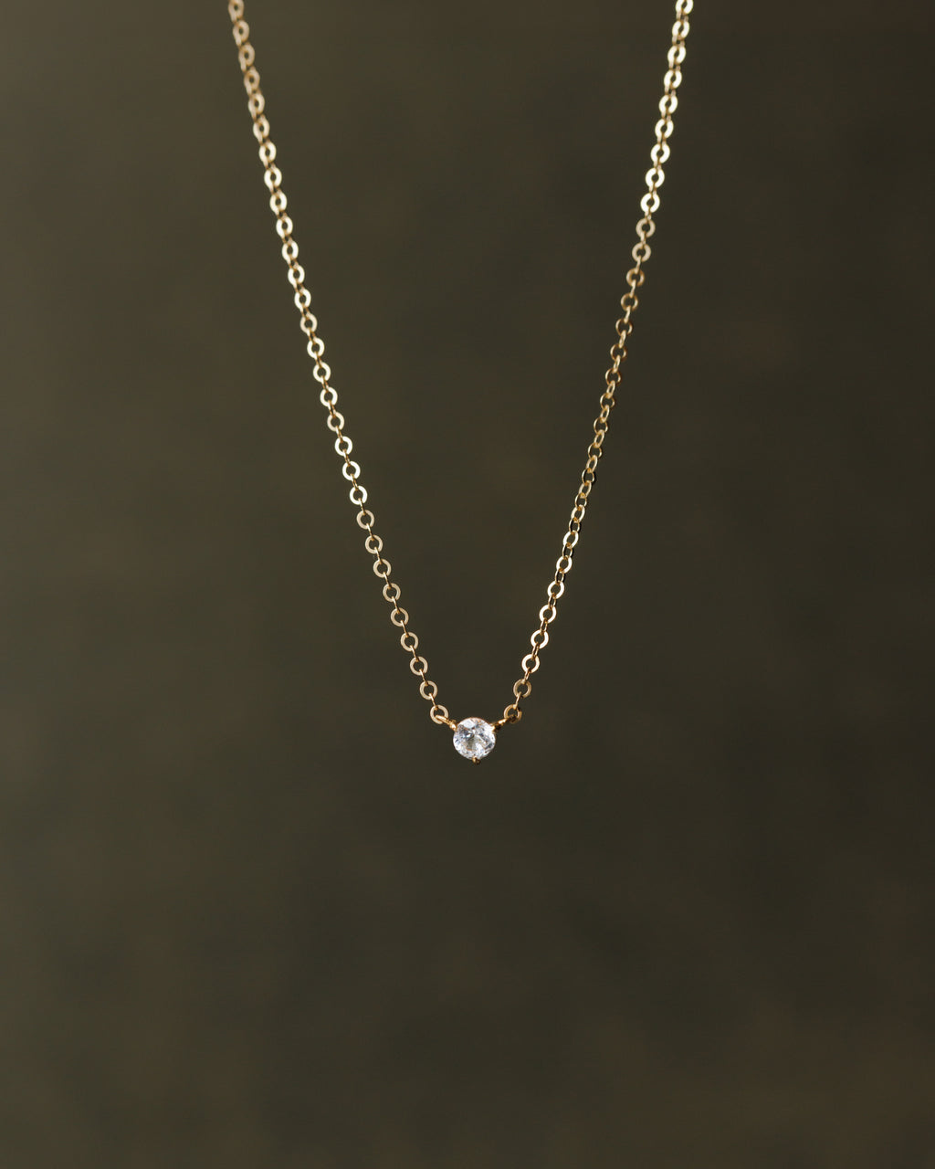 Polaris Diamond Solitaire Necklace