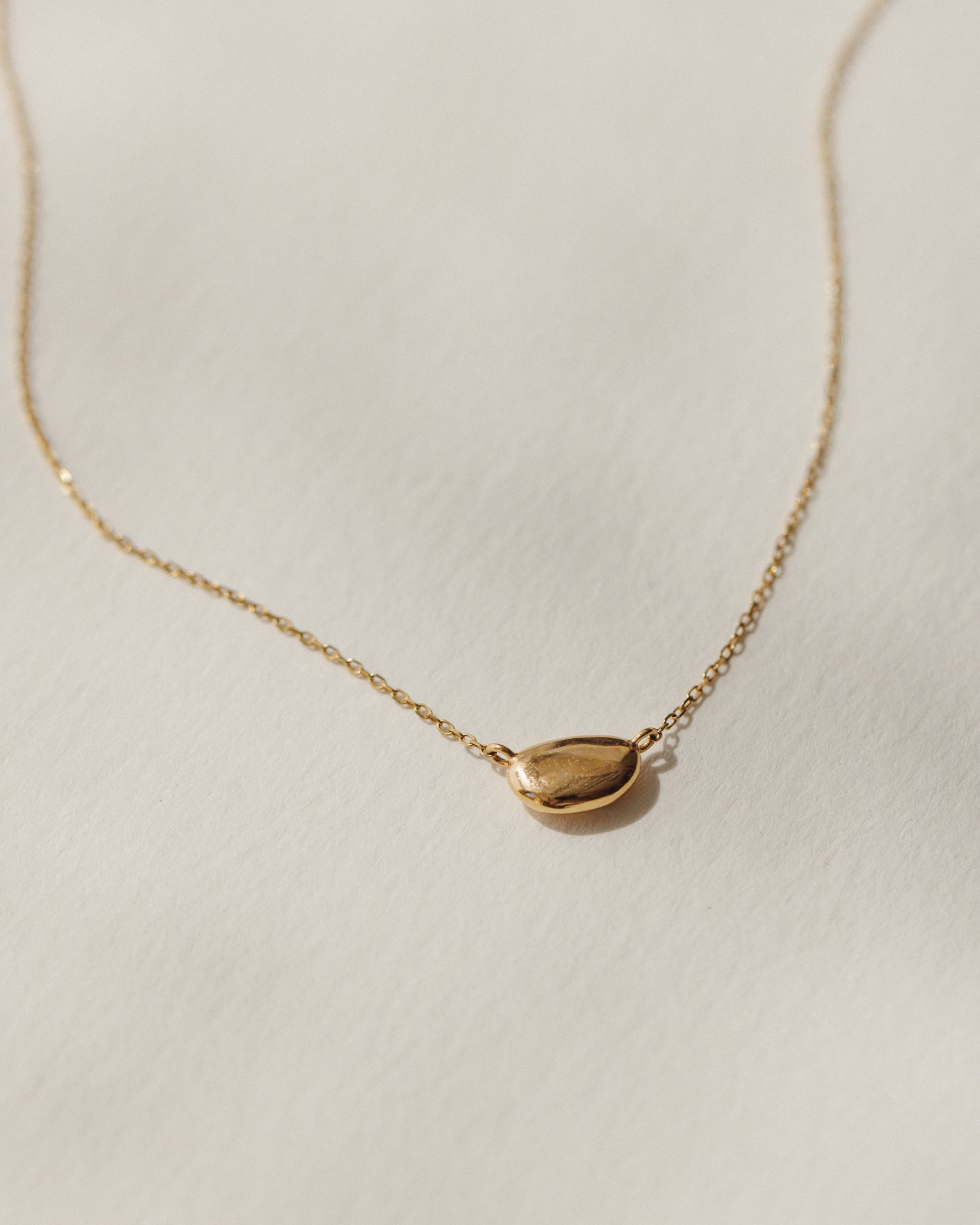 Solid Gold Lagoon Gem Necklace