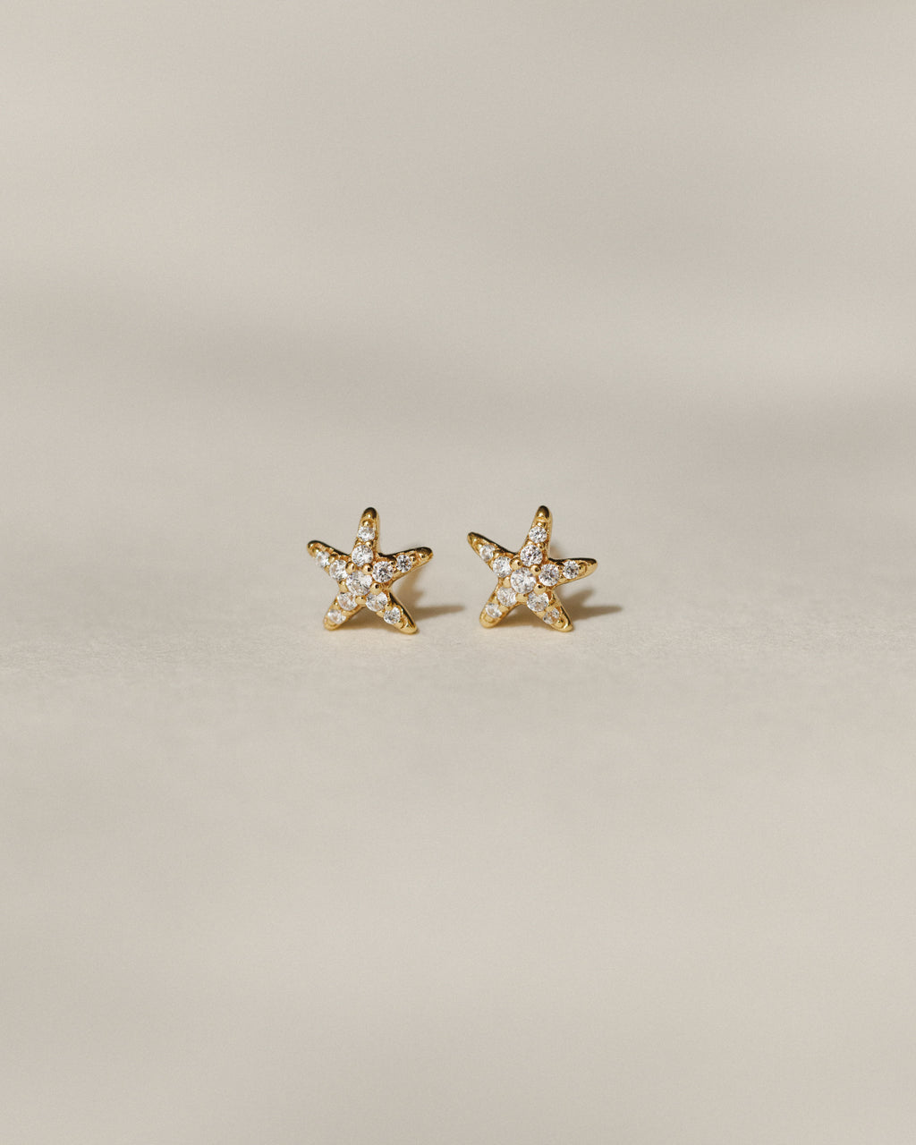 Pavé Sea Star Studs