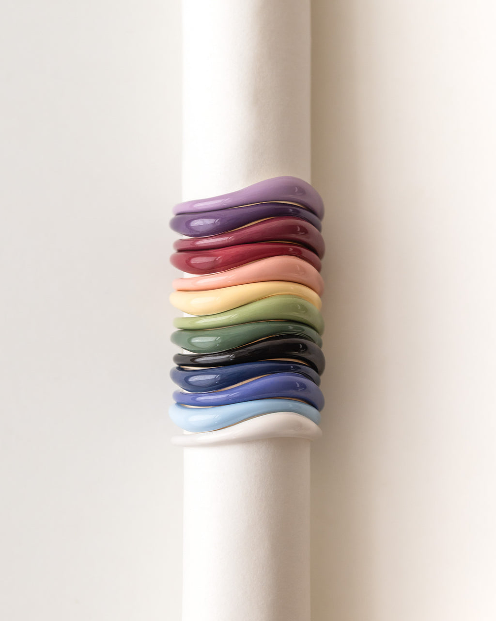 Aura Enamel Flow Ring