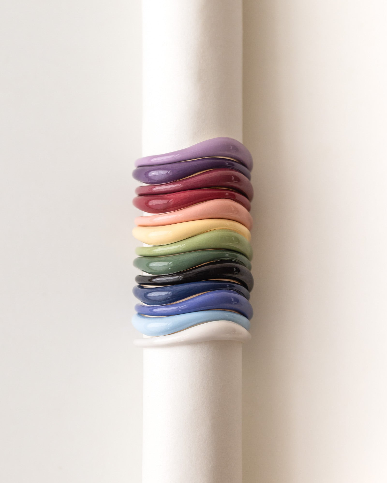 Aura Enamel Flow Ring