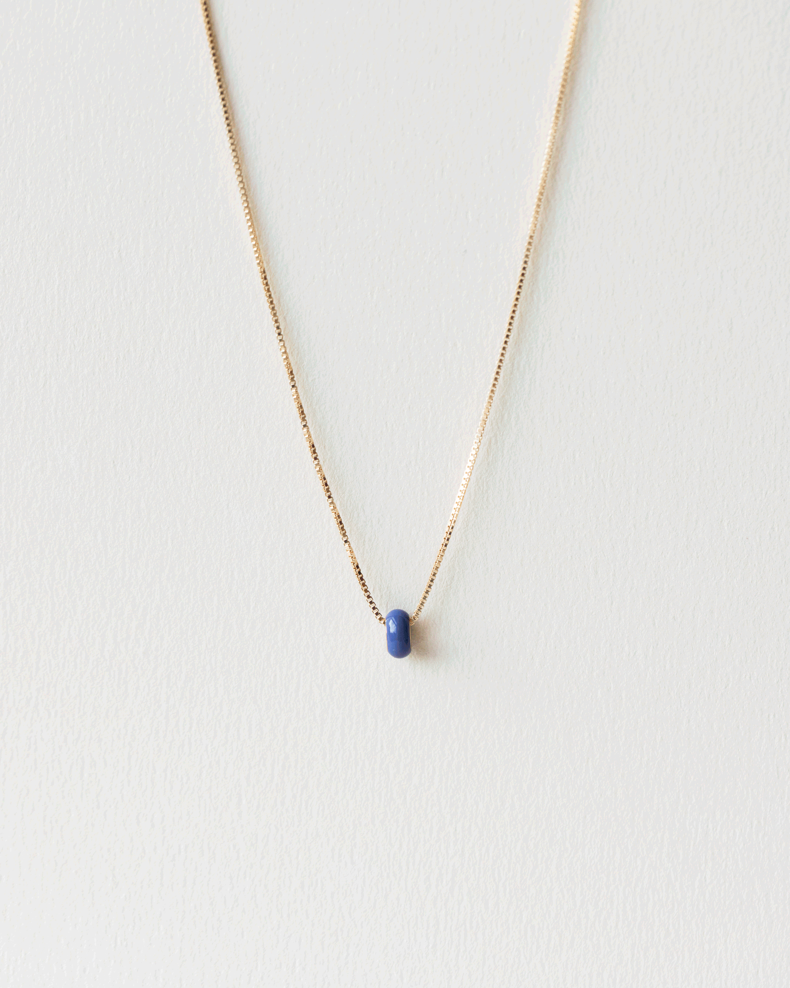 Aura Enamel Bead Necklace